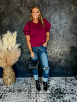 Beyond Today Half Bubble Sleeve Top -Fashion Clothing Store 5166fabb158b15d9f1ecbd4a60482049 scaled