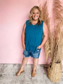 Good Days Ahead Hi Low Tank- Teal 9 Good Days Ahead Hi Low Tank- Teal -Fashion Clothing Store 56d153dd72c6fcaca64e6c34e098c966 scaled