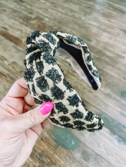 Rylee Woven Headband- Black