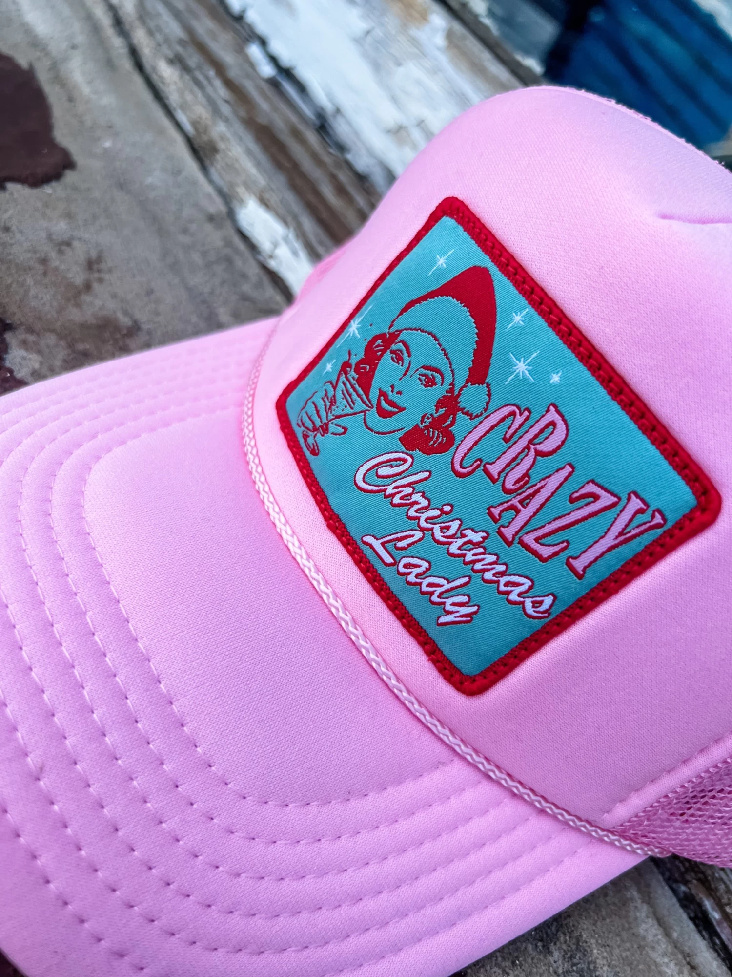 Crazy Christmas Lady Foam Hat 2 Crazy Christmas Lady Foam Hat - Image 2