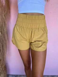 Let's Get Physical Running Shorts- Mustard -Fashion Clothing Store 5e5a08128ebc2f12a4ebdb8224f84232 scaled