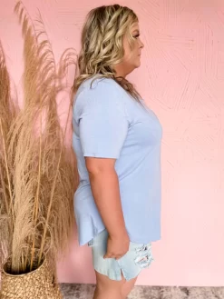 Keep Close Bamboo V Neck Top- Peri Blue -Fashion Clothing Store 60a8edfcc4eb78f28b965dea8b15e441 scaled