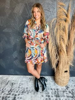 Gone With The Wind Abstract Dress