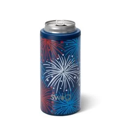 Fireworks Skinny Can Cooler
