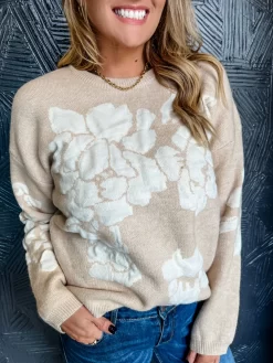Life Is Sweet Antique Floral Sweater -Fashion Clothing Store 64b69288b5cdbb6ca28c60811299c5be scaled