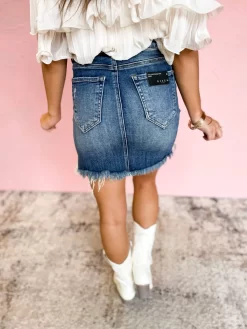 Denim Fever Distressed Skirt -Fashion Clothing Store 67bff754eef1aba251c57eafccd8d3d9 scaled