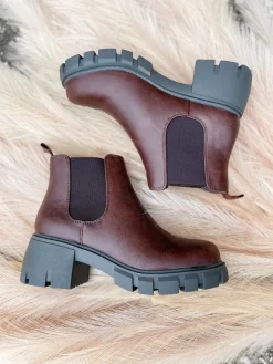 Poppy Booties- Brown