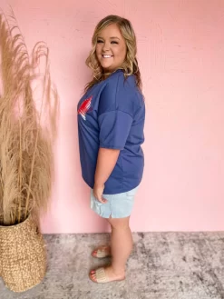 Vintage Plaid Star Patchwork Top- Denim Blue 10 Vintage Plaid Star Patchwork Top- Denim Blue -Fashion Clothing Store 6f4277f48ecf3d2c7d3d3a5e63811c1c scaled