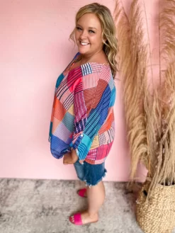 Easy Does It Mixed Print Top -Fashion Clothing Store 715cfd64c7e9449bb7c4ee74bbdaba26 scaled