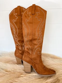 Arcade Tall Western Boot- Hazel