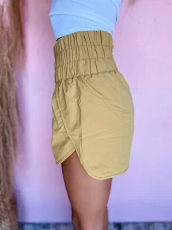 Let's Get Physical Running Shorts- Mustard -Fashion Clothing Store 7345d10bbedc4bc0da6bcc827c976506 scaled