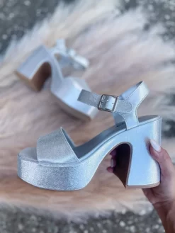 Launch Heels- Silver