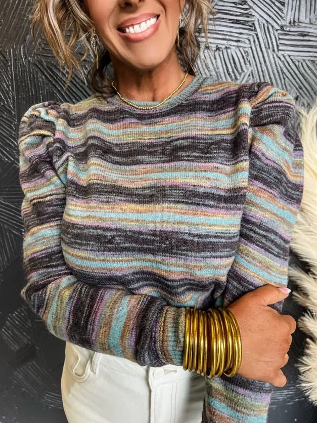 Into The Depths Stripe Sweater 3 Into The Depths Stripe Sweater - Image 3