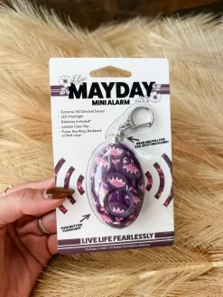 Mayday Alarm Key Chain- Purple