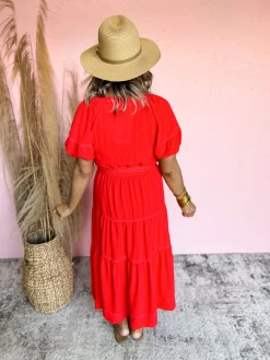 Pretty In Red Balloon Sleeve Dress -Fashion Clothing Store 820c6b16de813ced39a34d9e45d6ed69 scaled