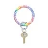 Rainbow Cheetah Print Collection Key Ring