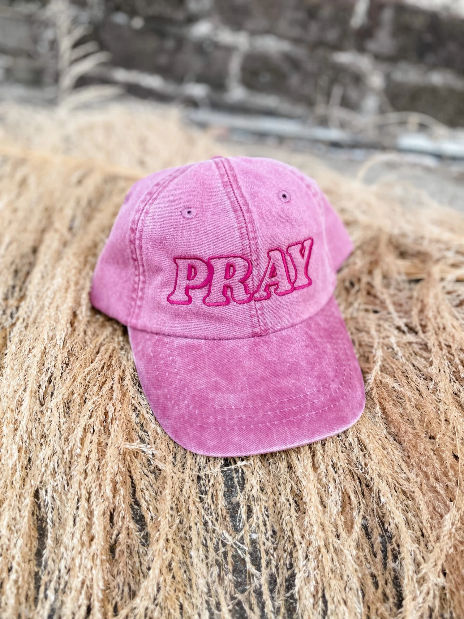 Pray Distressed Cap 3 Pray Distressed Cap - Image 3