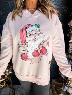 Dear Santa Ice Pink Sweatshirt -Fashion Clothing Store 844283ce9ab70e62b13970f75ddbbec9