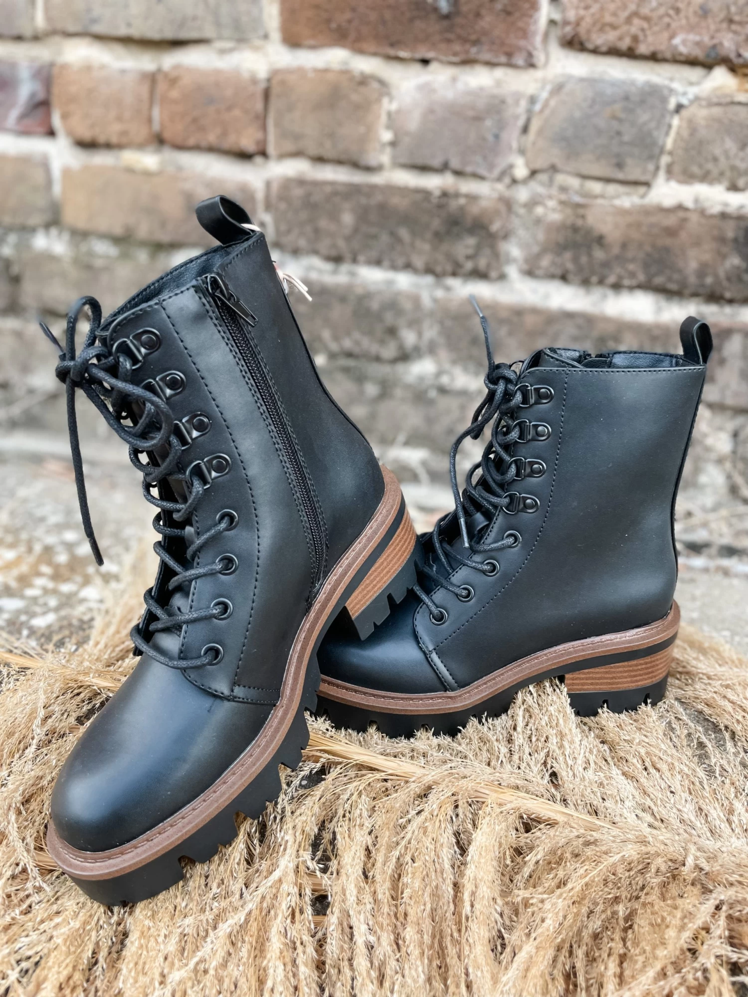 MIA Isaiah Combat Boots- Black 1 MIA Isaiah Combat Boots- Black