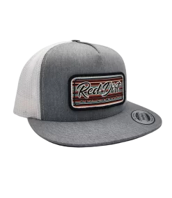 Serape Hat- Grey/White