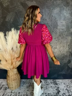 Picking Petals Embroidered Bubble Sleeve Dress -Fashion Clothing Store 8a63699b6b0ea49620eec71e92e70458 scaled