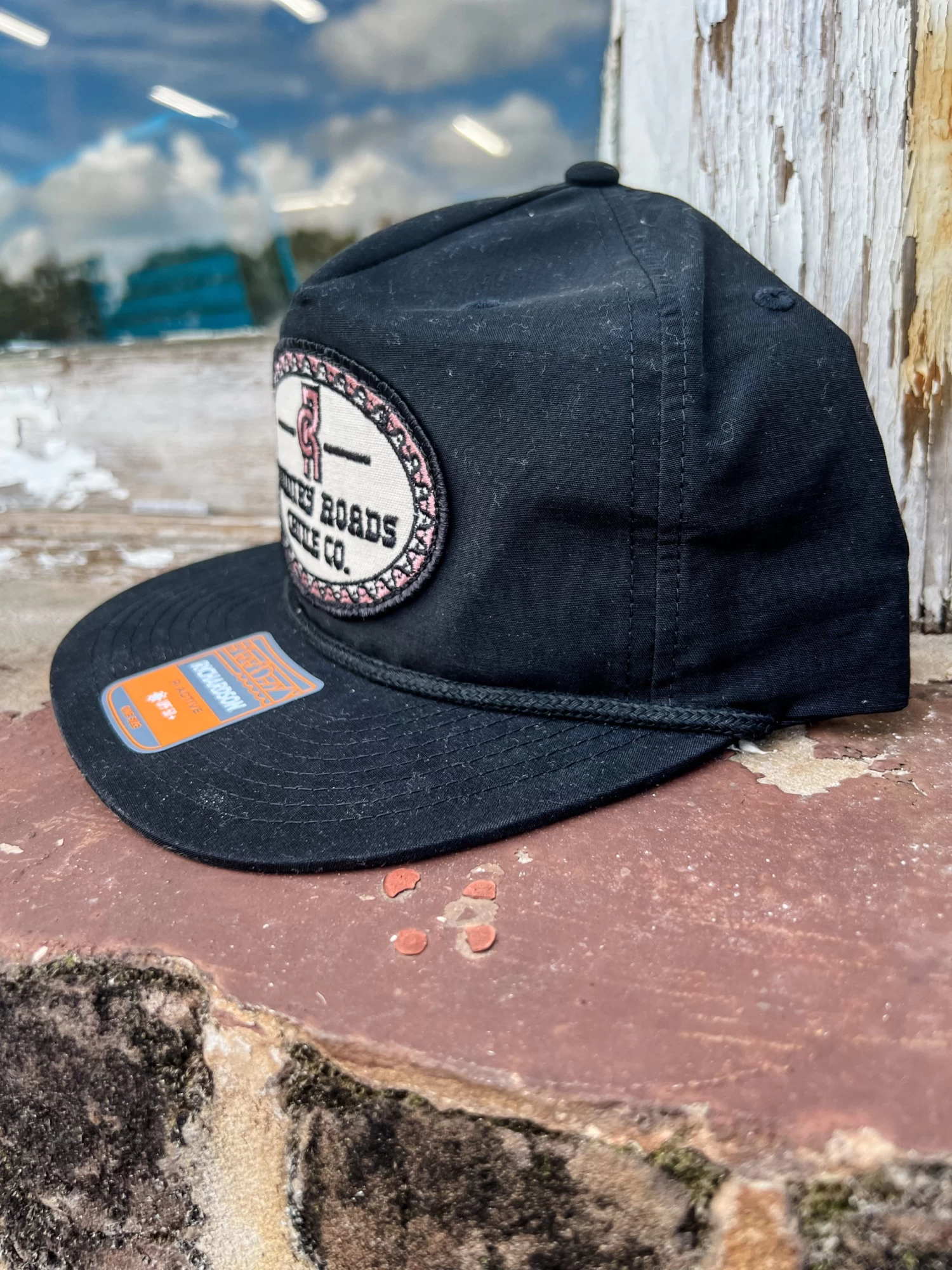 CRCC Flat Bill Cap- Black 2 CRCC Flat Bill Cap- Black - Image 2