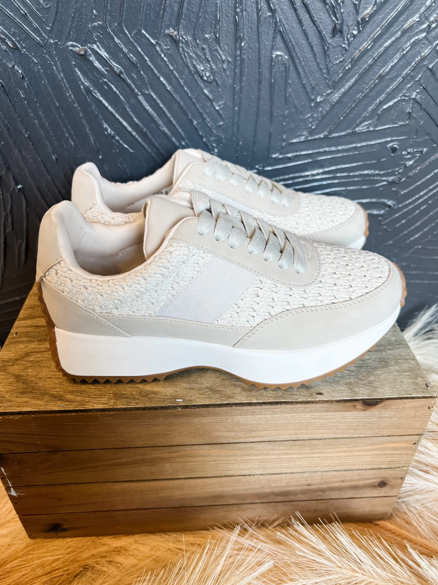 *STEVE MADDEN* Bettie Sneakers- Natural 5 *STEVE MADDEN* Bettie Sneakers- Natural - Image 5