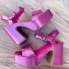 Launch Heels- Hot Pink