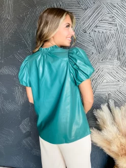 Date Night Leather V Neck Puff Sleeve Top 7 Date Night Leather V Neck Puff Sleeve Top -Fashion Clothing Store 93150800e24333e6dee14c00decc8a1e scaled