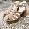 Hailee Platform Heels- Khaki