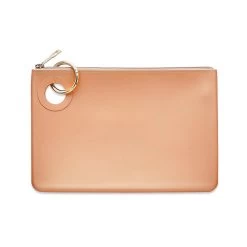 Rose Gold- Large Silicone Pouch