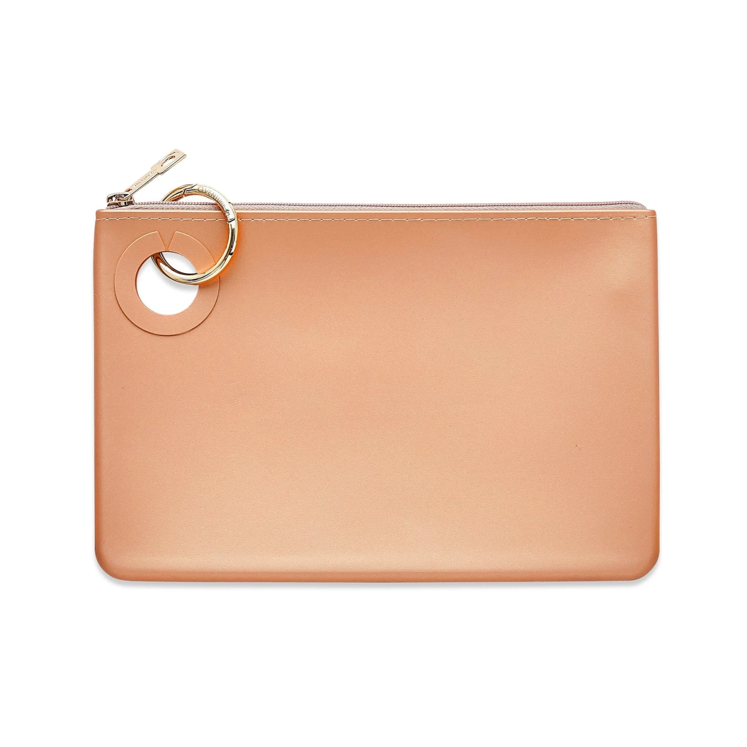 Rose Gold- Large Silicone Pouch 1 Rose Gold- Large Silicone Pouch