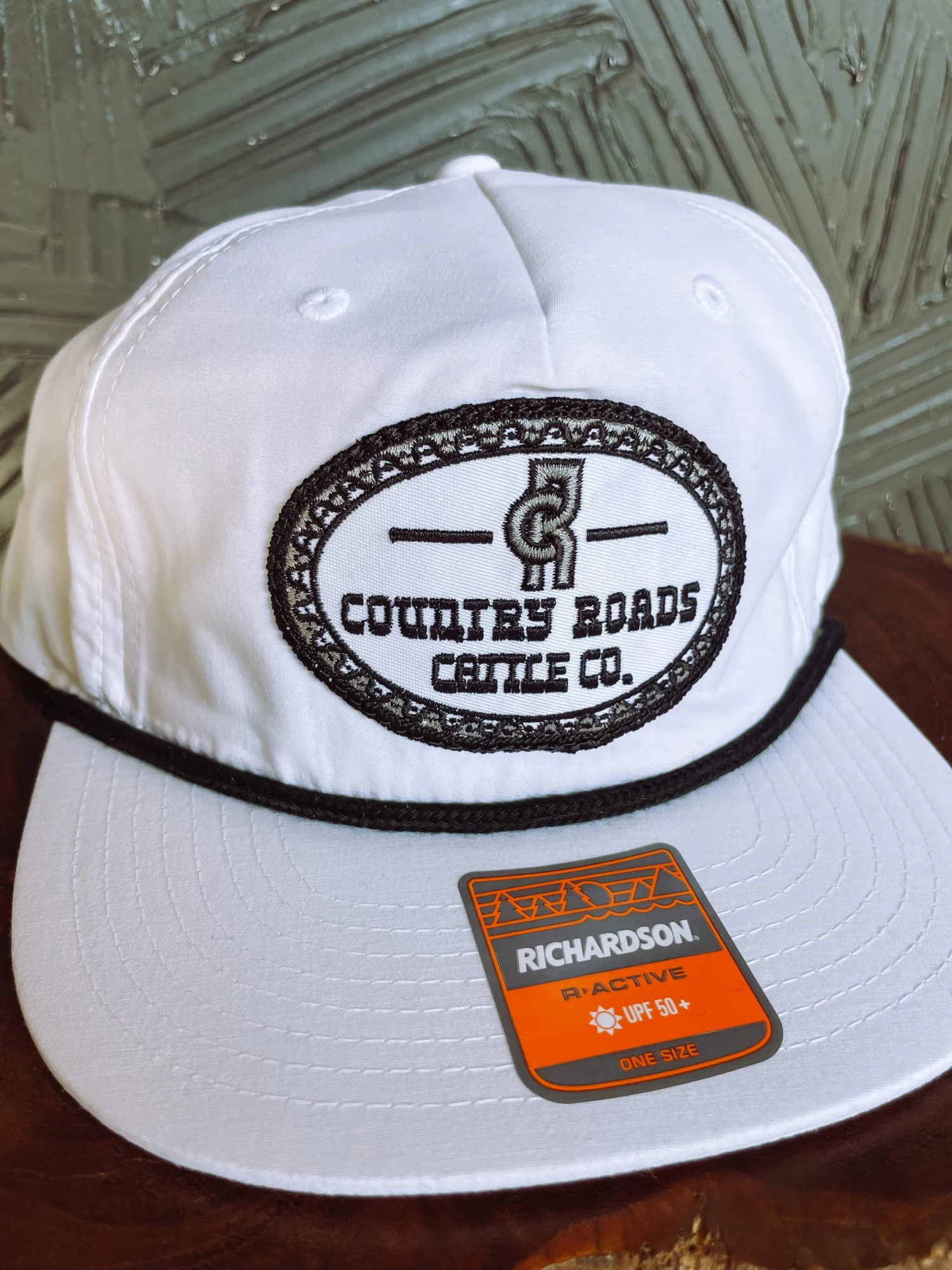 CRCC Flat Bill Cap- White 2 CRCC Flat Bill Cap- White - Image 2