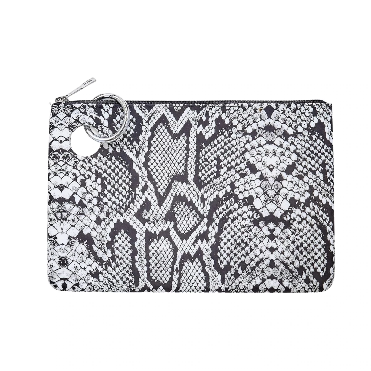 Tuxedo Snakeskin- Large Silicone Pouch 1 Tuxedo Snakeskin- Large Silicone Pouch