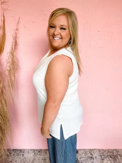 Ready Or Not Side Slit Top- Ivory -Fashion Clothing Store 9d18defa33c26634f26ba9f0a2361091 scaled