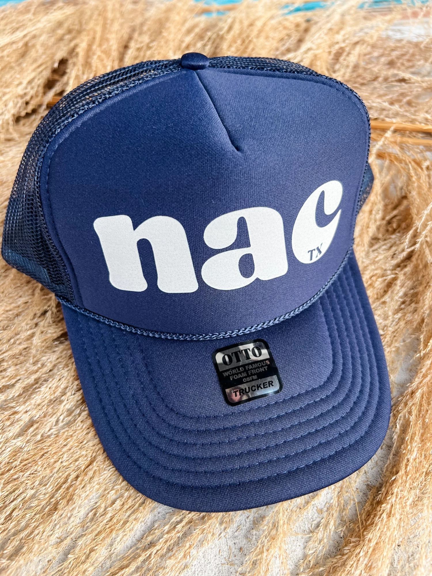 NAC TX Foam Hat- Navy 4 NAC TX Foam Hat- Navy - Image 4