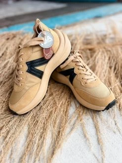 MIA Scout Sneakers- Tan/Black -Fashion Clothing Store 9fbd4c5cf5579bd0e588ed76fde360e2