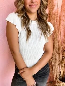 Keep It Real Open Back Knit Top -Fashion Clothing Store IMG 1212