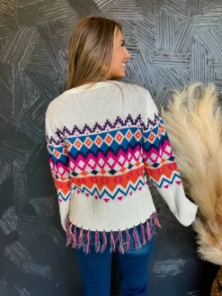 Dreamy Mood Mixed Print Sweater -Fashion Clothing Store IMG 6289 Original scaled