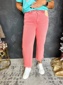 Going My Way Peach Jeans