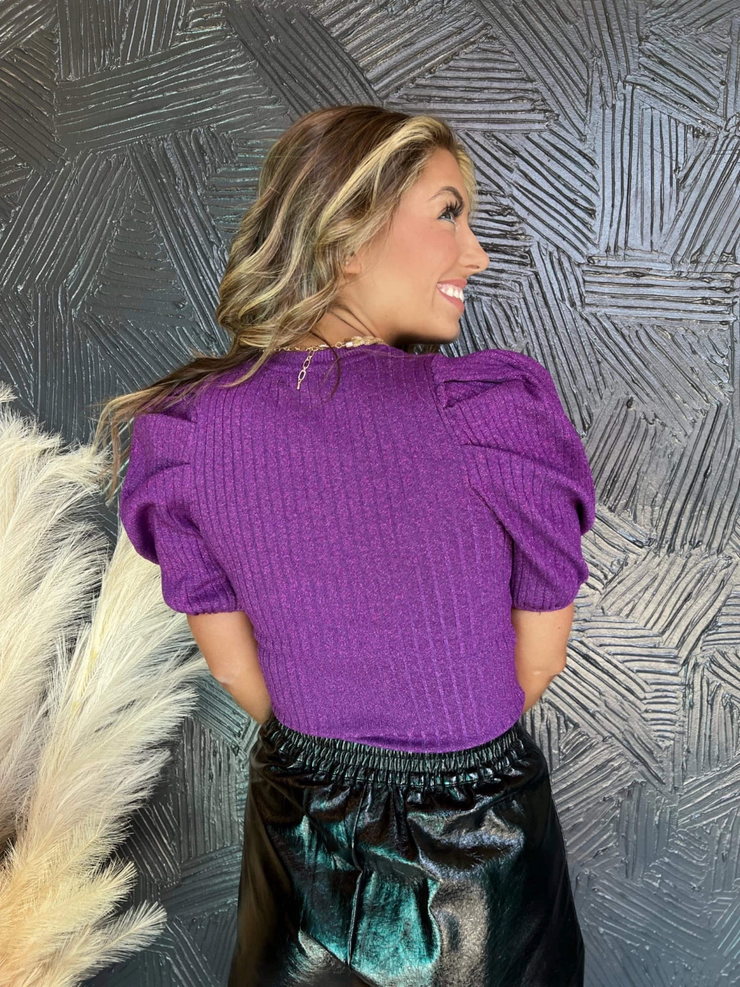 Talk With A Friend Ribbed Fitted Sweater 7 Talk With A Friend Ribbed Fitted Sweater - Image 7