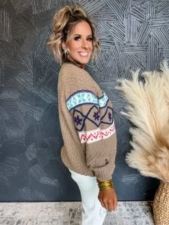 Embrace The Uncertainty Trim Detailed Sweater -Fashion Clothing Store a1442b550388405757815bea027d11ed