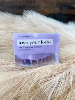 Wet & Dry Scalp Massager- Purple