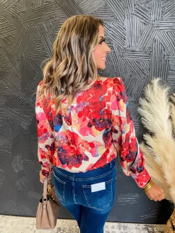 Roses In Silk Floral Surplice Bodysuit -Fashion Clothing Store a4384321850d1070656fc85d1813dae9 scaled