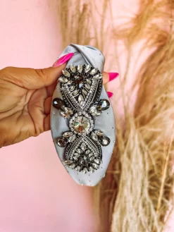 Show Off Full Rhinestone Headband- Gray 5 Show Off Full Rhinestone Headband- Gray -Fashion Clothing Store a9ac6fc993e29e50abe7e76ccfc18aec scaled