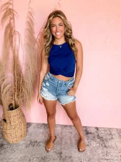 Formed To You Twist Crop Top- Lt Navy -Fashion Clothing Store a9b83805f0d76f8bcb43560da2638533 4a428f08 29b8 41bc a2e8 50f8ab14ac94 scaled