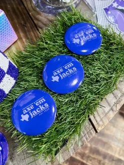 Texas Ax'em Jacks Button