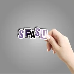 SFASU Magazine Letters Sticker