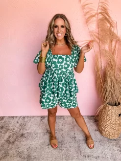 Kind Person Flower High Waisted Shorts