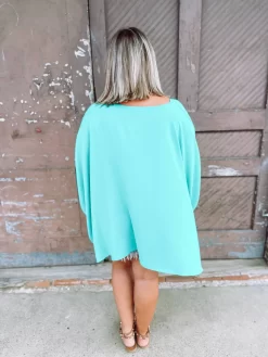 Mya Sharkbite Hem Solid Tunic Top- Jade -Fashion Clothing Store b734dae20c481874e8fc125ed2eb40a7 scaled